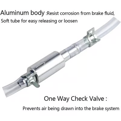 🏆Flash Sale⚡💥Brake Bleeder Hose - One Way Check Valve Tube Bleeding Tool Kit For Car Motorcyle Clutch