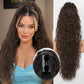 💜2025 NEW IN 💜Curly Wavy Frizzy Hair Extension with Ponytail
