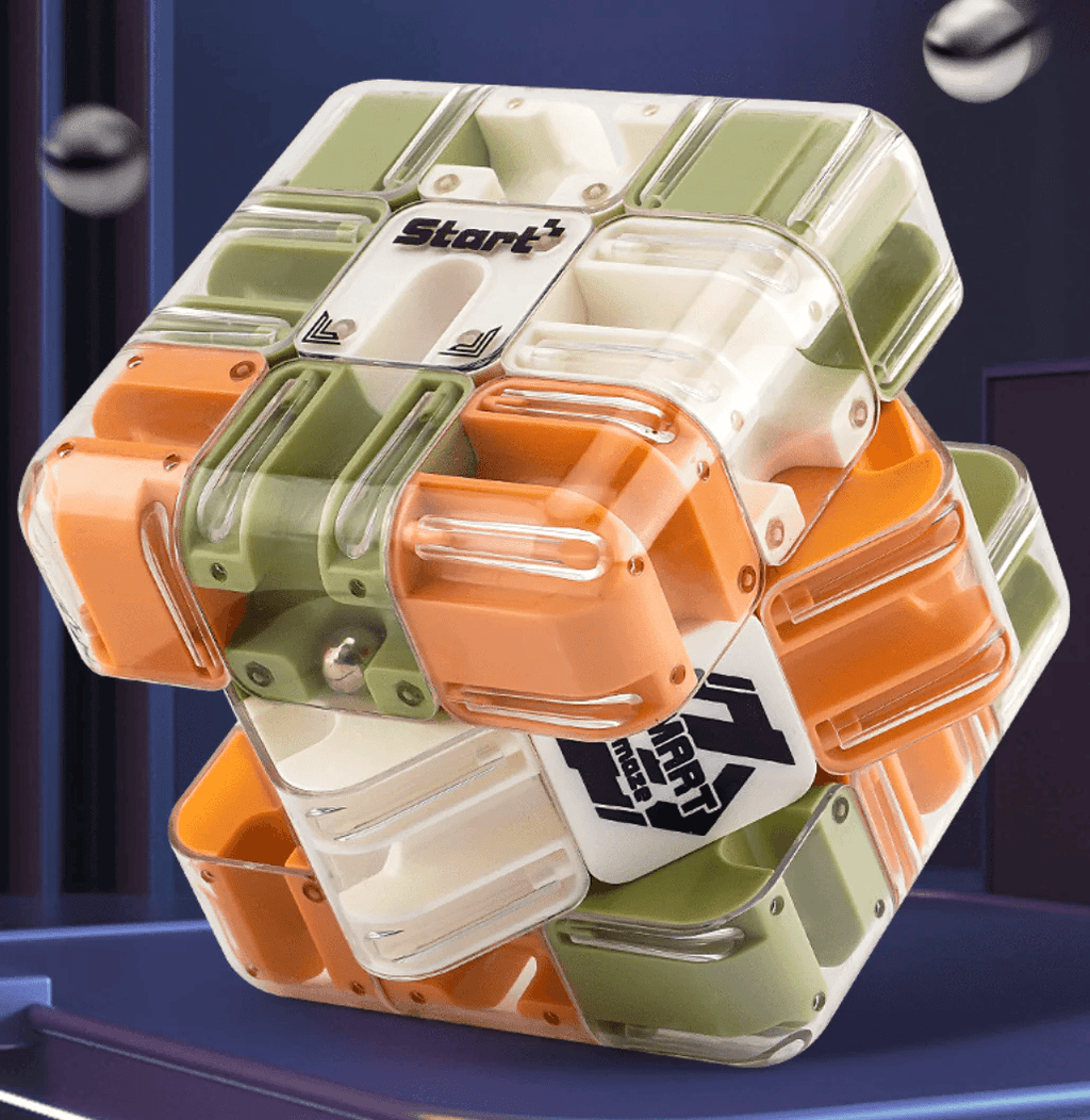 🎁🎄Early Christmas Sale 50% OFF🧩Large Labyrinth 3D Puzzle Maze Cube - Engaging Brain Teaser Toy