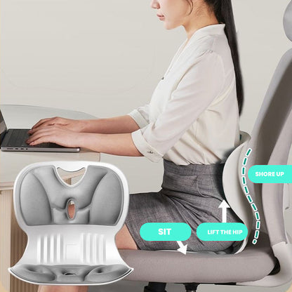 💯Ergonomic Memory Foam Back & Lumbar Support Cushion for Chair🎁
