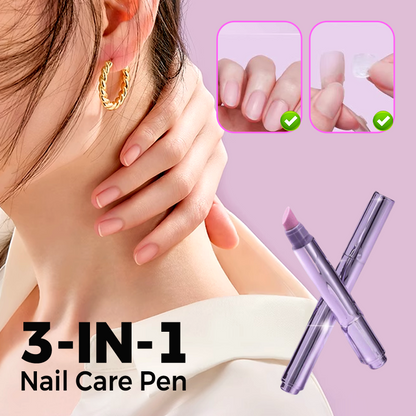 💜Compre 1 y llévese 1 gratis💜2025 Nuevo bolígrafo para el cuidado de uñas 3 en 1 mejorado