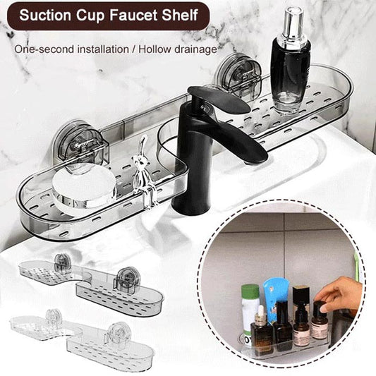 Suction Cup Bathroom Storage Rack