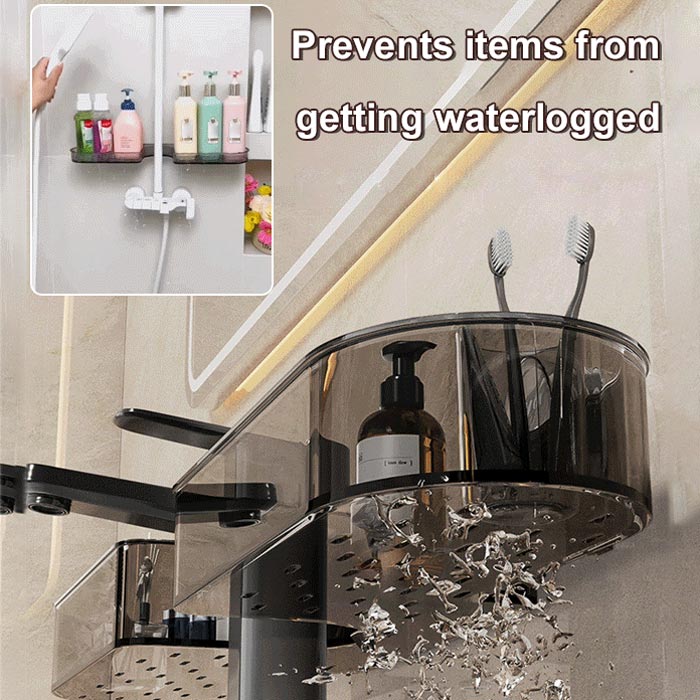 Suction Cup Bathroom Storage Rack