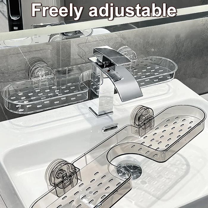 Suction Cup Bathroom Storage Rack