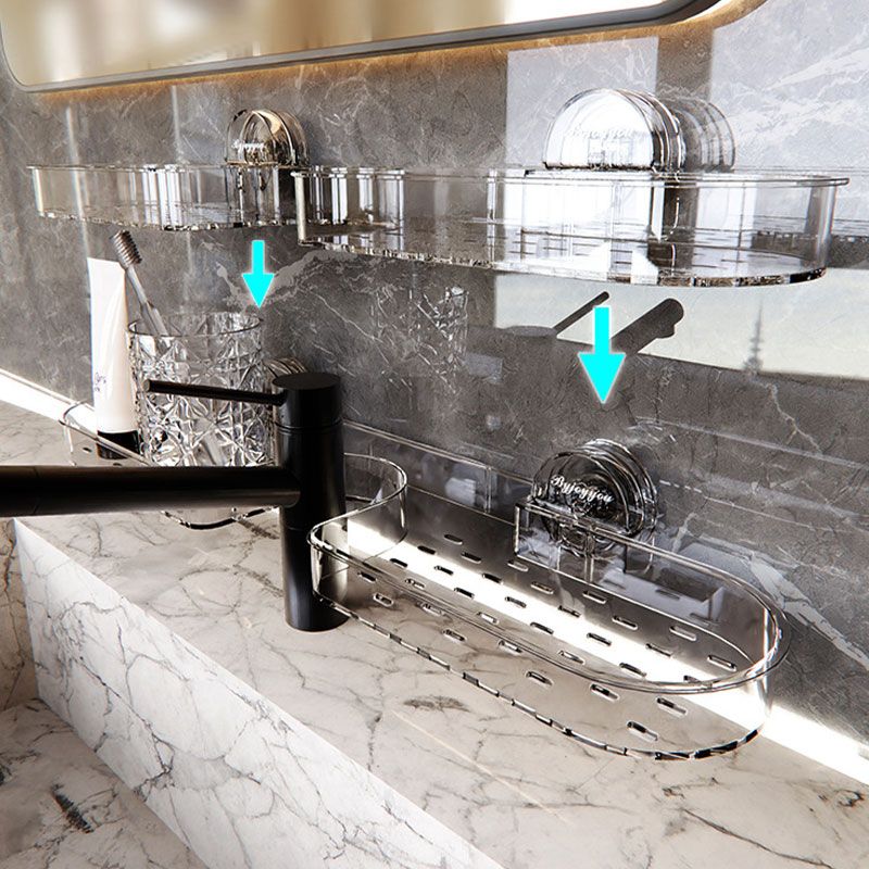 Suction Cup Bathroom Storage Rack