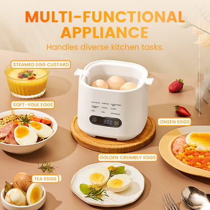 Mini Multi-Functional Egg Cooker Set with Smart Touch Panel📢📢Flash Sale: Ending in 3 Hours!⏰⏰