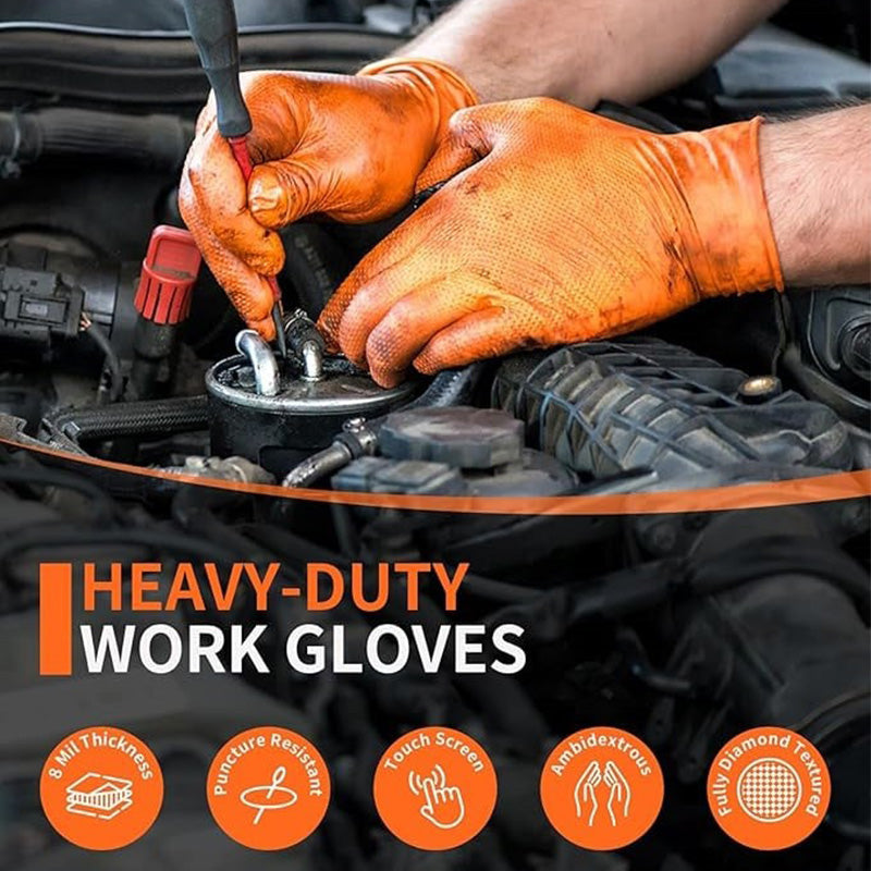 🔥Super wear-resistant nitrile gloves 30 PCS