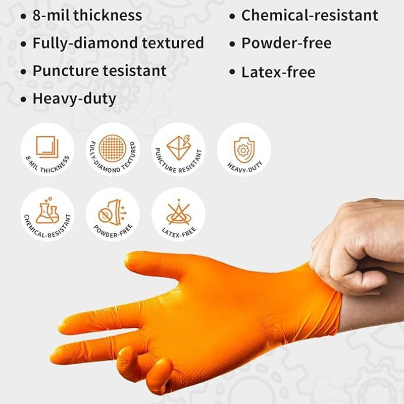 🔥Super wear-resistant nitrile gloves 30 PCS