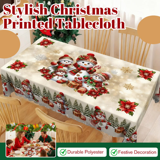 Stylish Christmas Printed Tablecloth