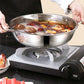 Stainless Steel Shabu Hot Pot with Divider