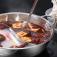 Stainless Steel Shabu Hot Pot with Divider