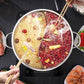 Stainless Steel Shabu Hot Pot with Divider